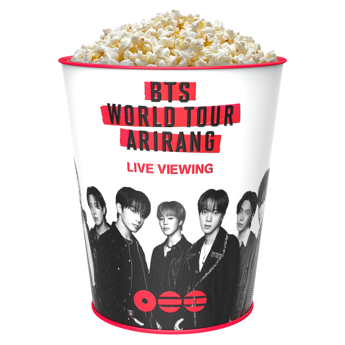 BTS World Tour Arirang 130oz Arirang Popcorn Bucket